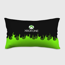 Подушка-антистресс Xbox green fire, цвет: 3D-принт
