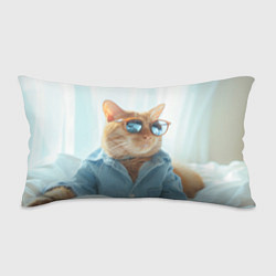 Подушка-антистресс Альфа кот, цвет: 3D-принт