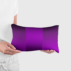 Подушка-антистресс Фиолетовый градиентный полосатый комбинированный у, цвет: 3D-принт — фото 2
