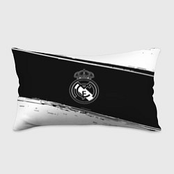 Подушка-антистресс Реал мадрид белое лого, цвет: 3D-принт