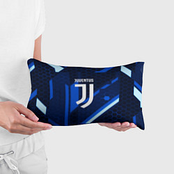 Подушка-антистресс Juventus sport geometry steel, цвет: 3D-принт — фото 2