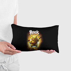 Подушка-антистресс Пикачу рокер с электрогитарой, цвет: 3D-принт — фото 2
