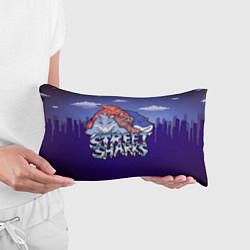 Подушка-антистресс Street sharks - Городские Уличные Акулы, цвет: 3D-принт — фото 2