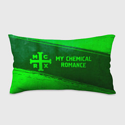 Подушка-антистресс My Chemical Romance - green gradient по-горизонтал