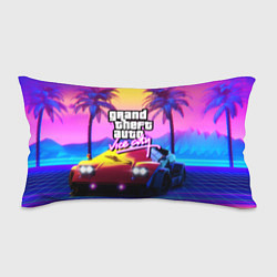 Подушка-антистресс Vice city retro wave Lambo, цвет: 3D-принт