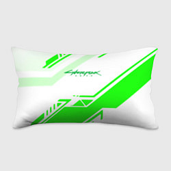 Подушка-антистресс Cyberpunk 2077 geometry green, цвет: 3D-принт