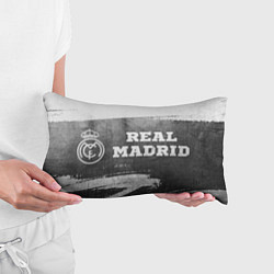 Подушка-антистресс Real Madrid - grey gradient по-горизонтали, цвет: 3D-принт — фото 2