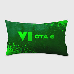 Подушка-антистресс GTA 6 - green gradient по-горизонтали