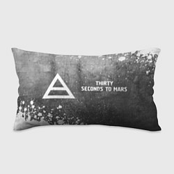 Подушка-антистресс Thirty Seconds to Mars - grey gradient по-горизонт