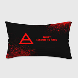 Подушка-антистресс Thirty Seconds to Mars - red gradient по-горизонта