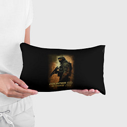 Подушка-антистресс Counter strike спецназовец, цвет: 3D-принт — фото 2