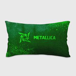 Подушка-антистресс Metallica - green gradient по-горизонтали