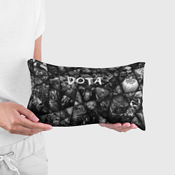 Подушка-антистресс Dota 2 - мозаика из персонажей игры, цвет: 3D-принт — фото 2