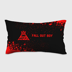 Подушка-антистресс Fall Out Boy - red gradient по-горизонтали