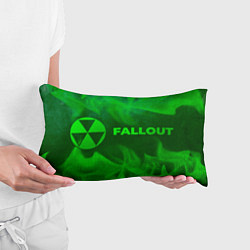 Подушка-антистресс Fallout - green gradient по-горизонтали, цвет: 3D-принт — фото 2