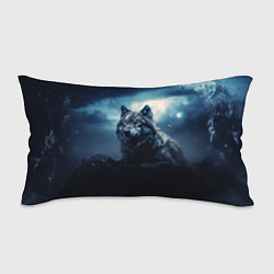 Подушка-антистресс Волк ночью