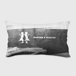 Подушка-антистресс Hunter x Hunter - grey gradient по-горизонтали, цвет: 3D-принт