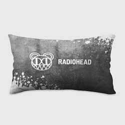 Подушка-антистресс Radiohead - grey gradient по-горизонтали