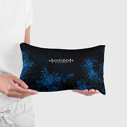 Подушка-антистресс Horizon: Zero Dawn синие брызги красок, цвет: 3D-принт — фото 2
