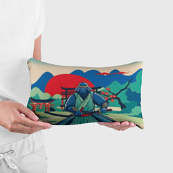 Подушка-антистресс Ретро самурай, цвет: 3D-принт — фото 2