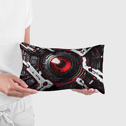 Подушка-антистресс Красная сфера киберпанк, цвет: 3D-принт — фото 2
