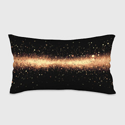 Подушка-антистресс Огненные искры на черном, цвет: 3D-принт