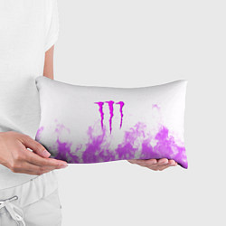 Подушка-антистресс Monster energy neon flame, цвет: 3D-принт — фото 2