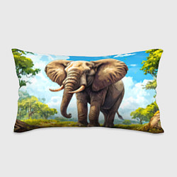 Подушка-антистресс Огромный слон, цвет: 3D-принт