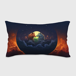 Подушка-антистресс Влюбленные волки под луной, цвет: 3D-принт