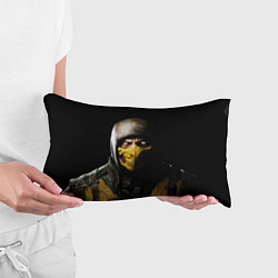 Подушка-антистресс Mortal kombat Scorpion - кто следующий, цвет: 3D-принт — фото 2