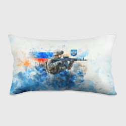 Подушка-антистресс Русский солдат и герб РФ, цвет: 3D-принт