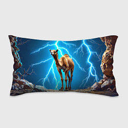 Подушка-антистресс Верблюд и удар молнии, цвет: 3D-принт