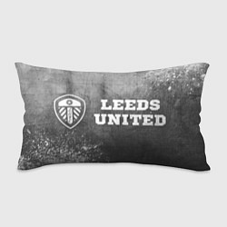 Подушка-антистресс Leeds United - grey gradient по-горизонтали, цвет: 3D-принт