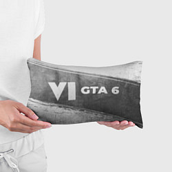 Подушка-антистресс GTA 6 - grey gradient по-горизонтали, цвет: 3D-принт — фото 2