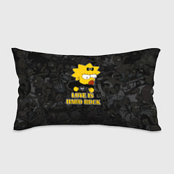 Подушка-антистресс Мэгги Симпсон love is Hard rock, цвет: 3D-принт