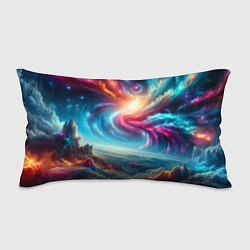 Подушка-антистресс Fantastic neon space landscape - ai art fantasy, цвет: 3D-принт