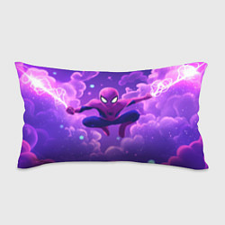 Подушка-антистресс Человек-паук на фоне облаков, цвет: 3D-принт