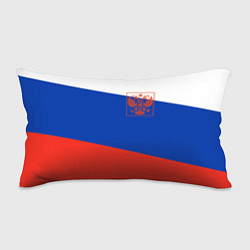 Подушка-антистресс Россия флаг с гербом