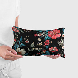 Подушка-антистресс Цветы старинный узор, цвет: 3D-принт — фото 2