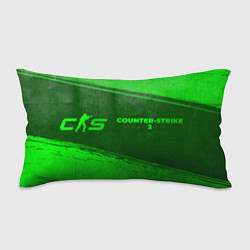 Подушка-антистресс Counter-Strike 2 - green gradient по-горизонтали