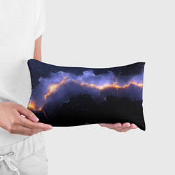 Подушка-антистресс Молния в фиолетовом небе текстура, цвет: 3D-принт — фото 2