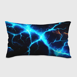 Подушка-антистресс Голубой разлом из молний, цвет: 3D-принт