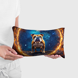 Подушка-антистресс Бульдог в космосе, цвет: 3D-принт — фото 2