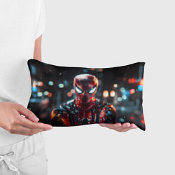 Подушка-антистресс Человек-паук и вспышки света, цвет: 3D-принт — фото 2