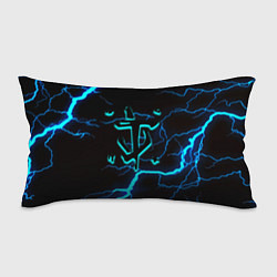 Подушка-антистресс Doom молнии неоновые, цвет: 3D-принт