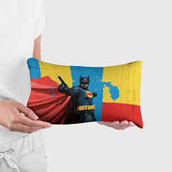 Подушка-антистресс Бэтмен предупреждает, цвет: 3D-принт — фото 2