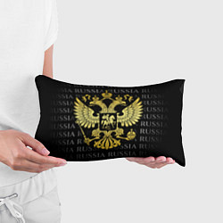 Подушка-антистресс Золотой герб России, цвет: 3D-принт — фото 2