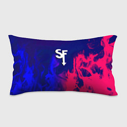 Подушка-антистресс Sally face neon flame, цвет: 3D-принт
