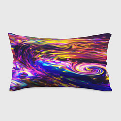 Подушка-антистресс Неоновые полосы текстура, цвет: 3D-принт
