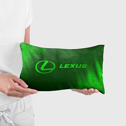 Подушка-антистресс Lexus - green gradient по-горизонтали, цвет: 3D-принт — фото 2